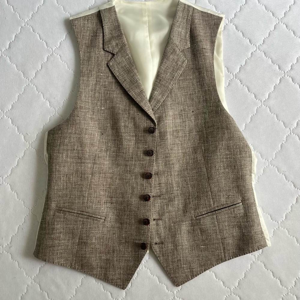 Suitsupply Tessuti Sondrio Men’s Formal Vest Size 52